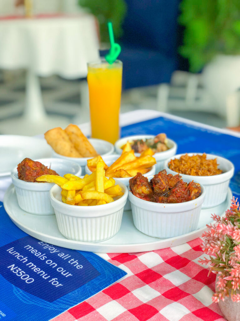 Food platter Abuja restaurant